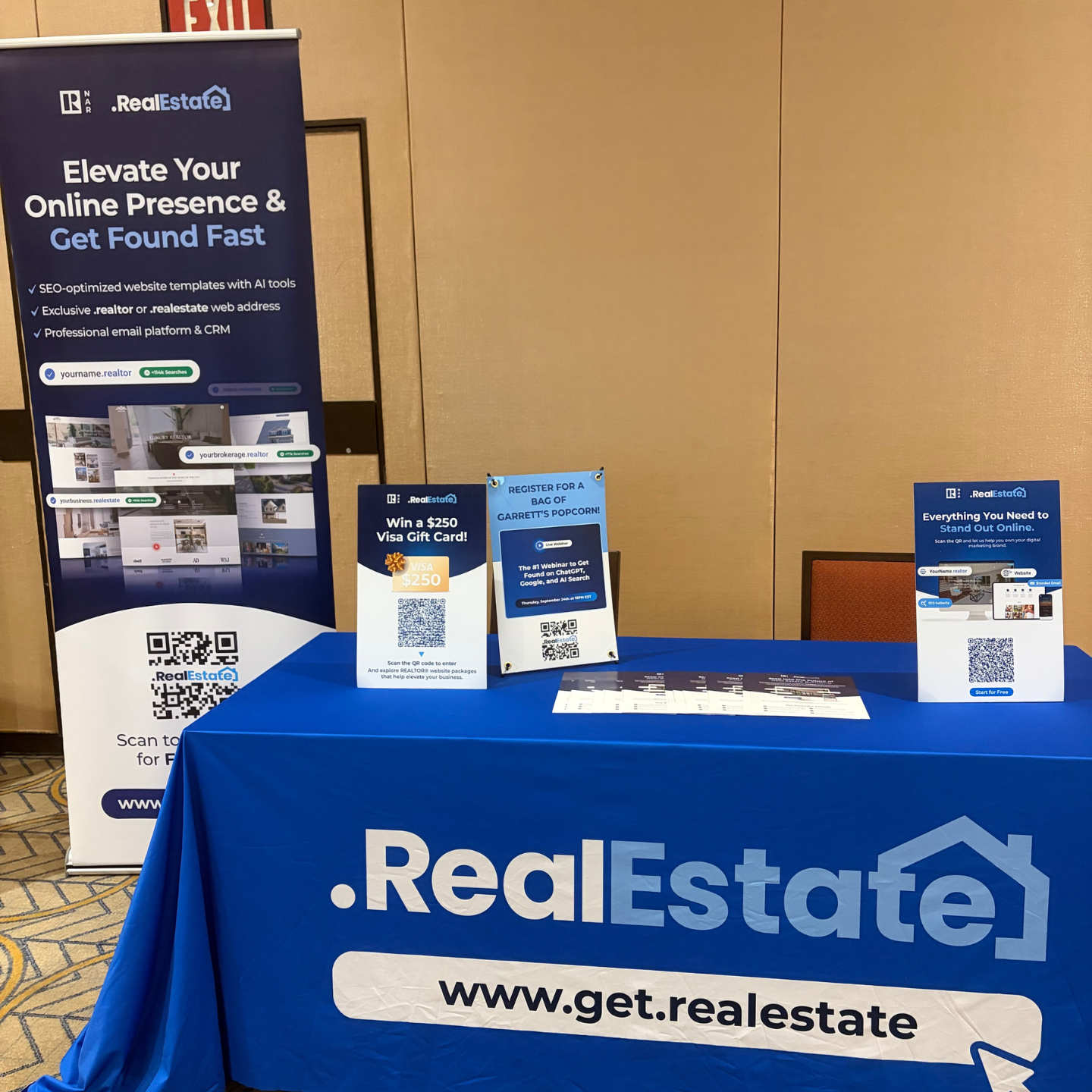 .RealEstate booth at Network 360