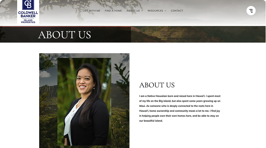 Example site preview